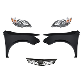 TruParts® - 5-Piece Kit (Driver and Passenger Side Headlights, Grille, Driver and Passenger Side Fenders) (Standard Line)