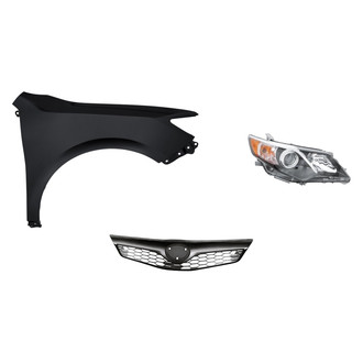 TruParts® - 3-Piece Kit (Passenger Side Headlight, Grille, Front Passenger Side Fender) (Standard Line)