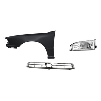 TruParts® - 3-Piece Kit (Driver Side Headlight, Grille, Front Driver Side Fender) (Standard Line)