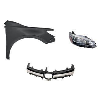 TruParts® - 3-Piece Kit (Passenger Side Headlight, Grille, Front Passenger Side Fender) (Standard Line)