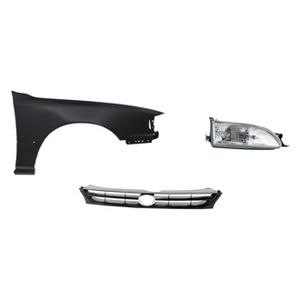 TruParts® - 3-Piece Kit (Passenger Side Headlight, Grille, Front Passenger Side Fender) (Standard Line)