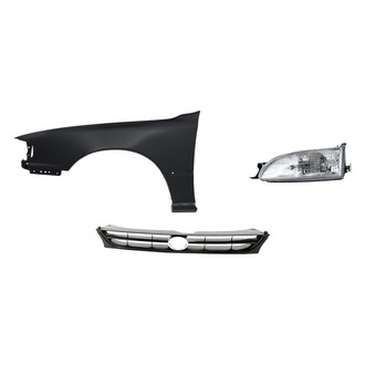 TruParts® - 3-Piece Kit (Driver Side Headlight, Grille, Front Driver Side Fender) (Standard Line)