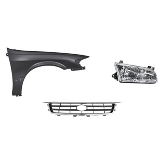 TruParts® - 3-Piece Kit (Passenger Side Headlight, Grille, Front Passenger Side Fender) (Standard Line)