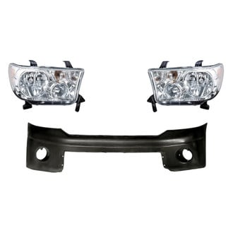 TruParts® - 3-Piece Kit (Driver and Passenger Side Headlights, Front Bumper Cover) (Standard Line)