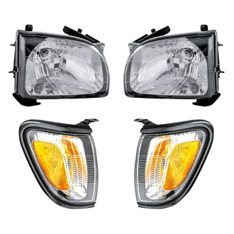 TruParts® - 4-Piece Kit (Driver and Passenger Side Headlights, Driver and Passenger Side Turn Signal/Corner Lights) (Standard Line)