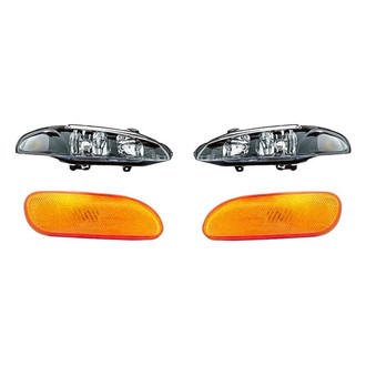 TruParts® - 4-Piece Kit (Driver and Passenger Side Headlights, Driver and Passenger Side Marker Lights) (Standard Line)