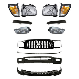 TruParts® - 12-Piece Kit (Headlights, Bumper Face Bar, Bumper Valance, Lower Bumper Fillers, Upper Bumper Filler, Grille, Turn Signal/Corner Lights, Turn Signal/Parking Lights) (Standard Line)