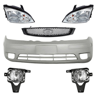 TruParts® - 6-Piece Kit (Driver and Passenger Side Headlights, Front Bumper Cover, Grille, Driver and Passenger Side Fog Lights) (Standard Line)