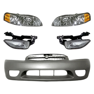 TruParts® - 5-Piece Kit (Driver and Passenger Side Headlights, Front Bumper Cover, Driver and Passenger Side Fog Lights) (Standard Line)
