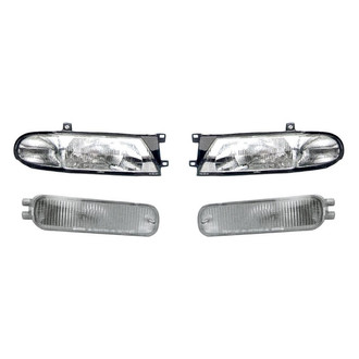 TruParts® - 4-Piece Kit (Driver and Passenger Side Headlights, Driver and Passenger Side Turn Signal/Parking Lights) (Standard Line)