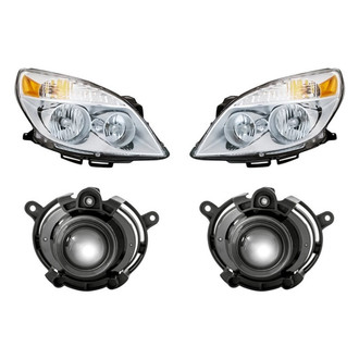 TruParts® - 4-Piece Kit (Driver and Passenger Side Headlights, Driver and Passenger Side Fog Lights) (Standard Line)
