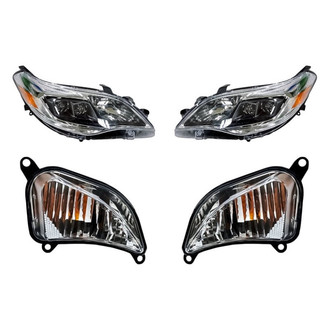 TruParts® - 4-Piece Kit (Driver and Passenger Side Headlights, Driver and Passenger Side Turn Signal/Parking Lights) (Standard Line)