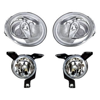TruParts® - 4-Piece Kit (Driver and Passenger Side Headlights, Driver and Passenger Side Fog Lights) (Standard Line)