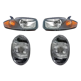 TruParts® - 4-Piece Kit (Driver and Passenger Side Headlights, Driver and Passenger Side Fog Lights) (Standard Line)