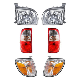 TruParts® - 6-Piece Kit (Driver and Passenger Side Headlights, Driver and Passenger Side Tail Lights, Driver and Passenger Side Turn Signal/Corner Lights) (Standard Line)