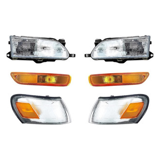 TruParts® - 6-Piece Kit (Driver and Passenger Side Headlights, Driver and Passenger Side Turn Signal/Corner Lights, Driver and Passenger Side Turn Signal/Parking Lights) (Standard Line)