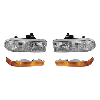 TruParts® - 4-Piece Kit (Driver and Passenger Side Headlights, Driver and Passenger Side Turn Signal/Parking Lights) (Standard Line)
