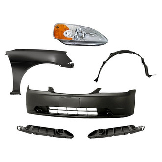 TruParts® - 6-Piece Kit (Passenger Side Headlight, Front Bumper Cover, Front Driver and Passenger Side Bumper Covers Stays, Front Passenger Side Fender, Front Passenger Side Fender Liner) (Standard Line)
