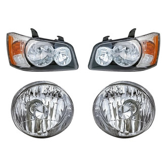 TruParts® - 4-Piece Kit (Driver and Passenger Side Headlights, Driver and Passenger Side Fog Lights) (Standard Line)