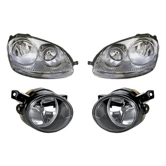 TruParts® - 4-Piece Kit (Driver and Passenger Side Headlights, Driver and Passenger Side Fog Lights) (Standard Line)