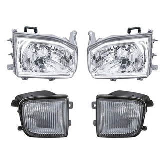 TruParts® - 4-Piece Kit (Driver and Passenger Side Headlights, Driver and Passenger Side Fog Lights) (Standard Line)