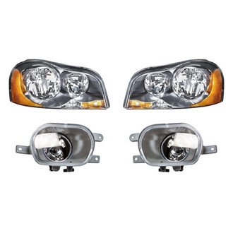 TruParts® - 4-Piece Kit (Driver and Passenger Side Headlights, Driver and Passenger Side Fog Lights) (Standard Line)