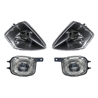TruParts® - 4-Piece Kit (Driver and Passenger Side Headlights, Driver and Passenger Side Fog Lights) (Standard Line)