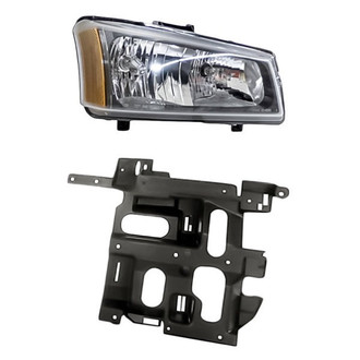TruParts® - 2-Piece Kit (Passenger Side Headlight, Passenger Side Headlight Support) (Standard Line)