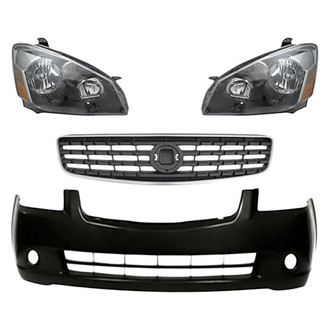 TruParts® - 4-Piece Kit (Driver and Passenger Side Headlights, Front Bumper Cover, Grille) (Standard Line)