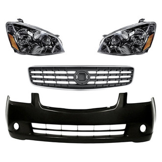 TruParts® - 4-Piece Kit (Driver and Passenger Side Headlights, Front Bumper Cover, Grille) (Standard Line)