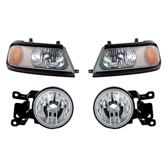 TruParts® - 4-Piece Kit (Driver and Passenger Side Headlights, Driver and Passenger Side Fog Lights) (Standard Line)