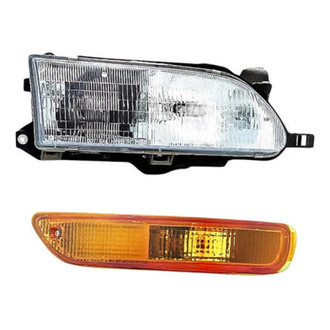 TruParts® - 2-Piece Kit (Passenger Side Headlight, Passenger Side Turn Signal/Parking Light) (Standard Line)