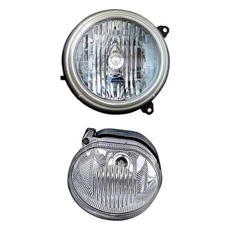 TruParts® - 2-Piece Kit (Passenger Side Headlight, Passenger Side Fog Light) (Standard Line)