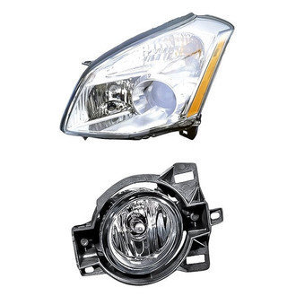 TruParts® - 2-Piece Kit (Driver Side Headlight, Driver Side Fog Light) (Standard Line)