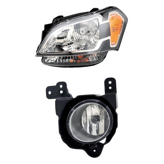 TruParts® - 2-Piece Kit (Driver Side Headlight, Driver Side Fog Light) (Standard Line)