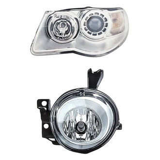 TruParts® - 2-Piece Kit (Driver Side Headlight, Driver Side Fog Light) (Standard Line)