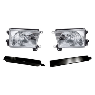 TruParts® - 4-Piece Kit (Driver and Passenger Side Headlights, Front Driver and Passenger Side Bumper Grille Fillers) (Standard Line)