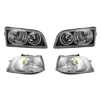 TruParts® - 4-Piece Kit (Driver and Passenger Side Headlights, Driver and Passenger Side Turn Signal/Corner Lights) (Standard Line)