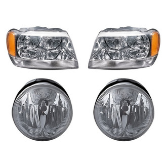 TruParts® - 4-Piece Kit (Driver and Passenger Side Headlights, Driver and Passenger Side Fog Lights) (Standard Line)