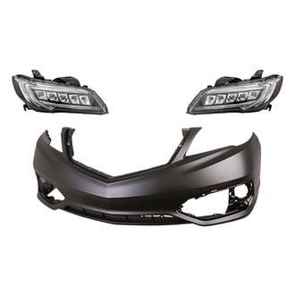 TruParts® - 3-Piece Kit (Driver and Passenger Side Headlights, Front Bumper Cover) (Standard Line)