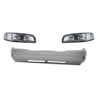 TruParts® - 3-Piece Kit (Driver and Passenger Side Headlights, Front Bumper Cover) (Standard Line)