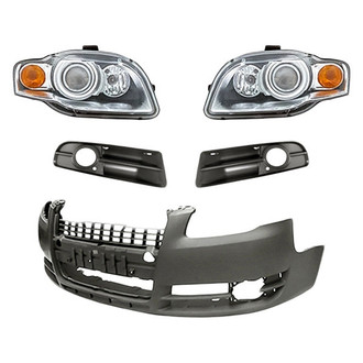 TruParts® - 5-Piece Kit (Driver and Passenger Side Headlights, Front Bumper Cover, Front Driver and Passenger Side Fog Lights Bezels) (Standard Line)