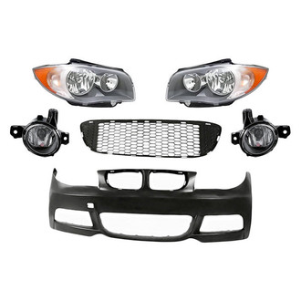 TruParts® - 6-Piece Kit (Driver and Passenger Side Headlights, Front Bumper Cover, Front Center Bumper Grille, Driver and Passenger Side Fog Lights) (Standard Line)