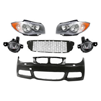 TruParts® - 6-Piece Kit (Driver and Passenger Side Headlights, Front Bumper Cover, Front Center Bumper Grille, Driver and Passenger Side Fog Lights) (Standard Line)