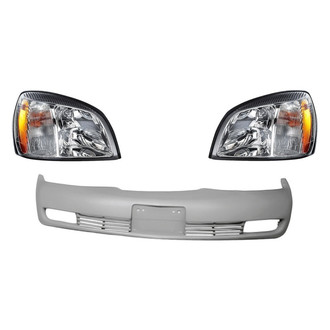 TruParts® - 3-Piece Kit (Driver and Passenger Side Headlights, Front Bumper Cover) (Standard Line)