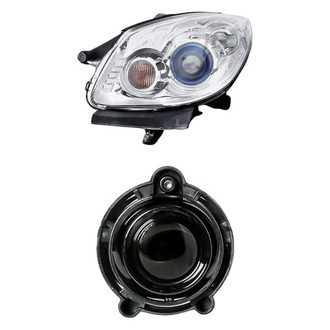 TruParts® - 2-Piece Kit (Driver Side Headlight, Driver Side Fog Light) (Standard Line)