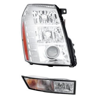 TruParts® - 2-Piece Kit (Passenger Side Headlight, Passenger Side Fog Light) (Standard Line)