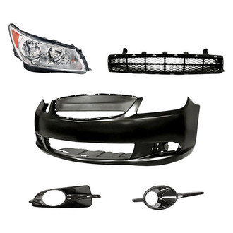 TruParts® - 5-Piece Kit (Passenger Side Headlight, Front Bumper Cover, Front Lower Bumper Grille, Front Passenger Side Fog Light Bezel, Front Passenger Side Fog Light Hole Molding) (Standard Line)