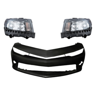 TruParts® - 3-Piece Kit (Driver and Passenger Side Headlights, Front Bumper Cover) (CAPA Certified)