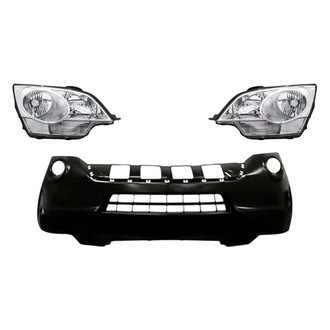 TruParts® - 3-Piece Kit (Driver and Passenger Side Headlights, Front Bumper Cover) (Standard Line)